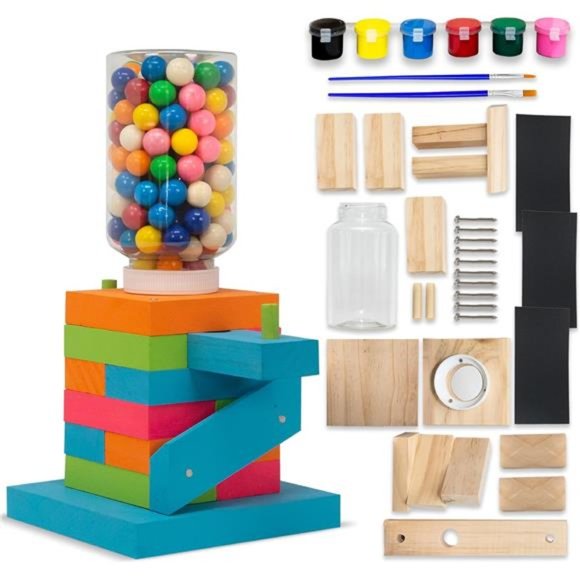 DIY Candy Dispenser Wood Building Kits for Kids | Kids Wood Projects for Fun - Picture 1 of 6
